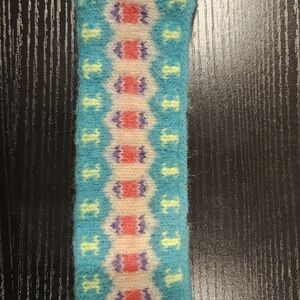 Colorful Knit Patterned Scarf